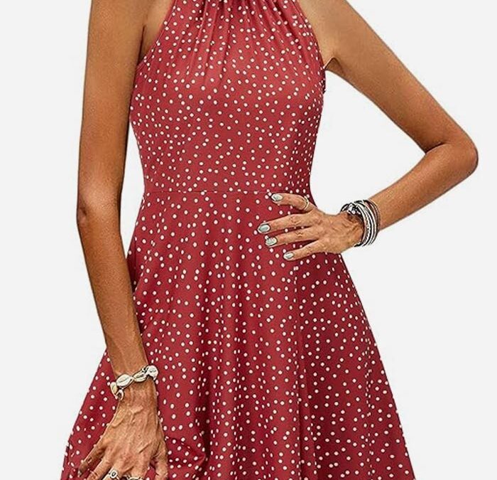 Fash#16 – Halter Neck Floral Summer Casual Sundress