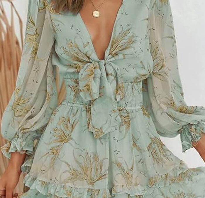 Fash#2 – Chiffon Elegant Mini Dress